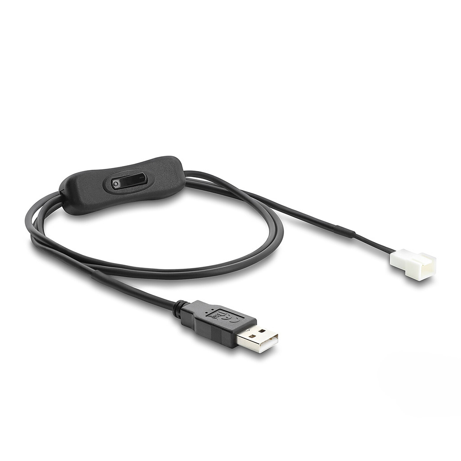 DeLock DELOCK Lüfterkabel USB-A 2.0 St > 3Pin Lüfteranschl.-St 1m
