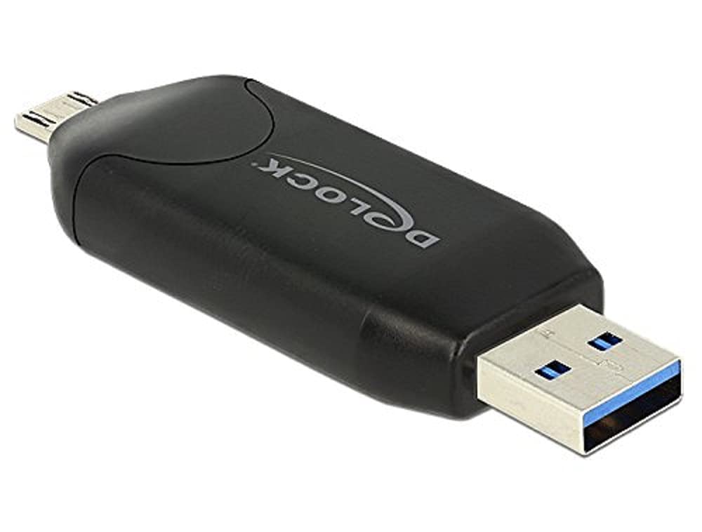 DeLock Micro USB OTG Kartenleser + USB 3.0 A Stecker