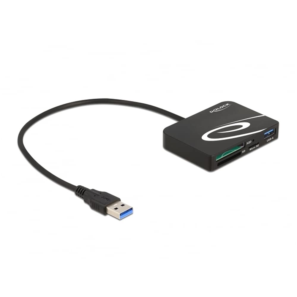 DeLock Lecteur pour cartes de mémoire XQD / SD / Micro SD