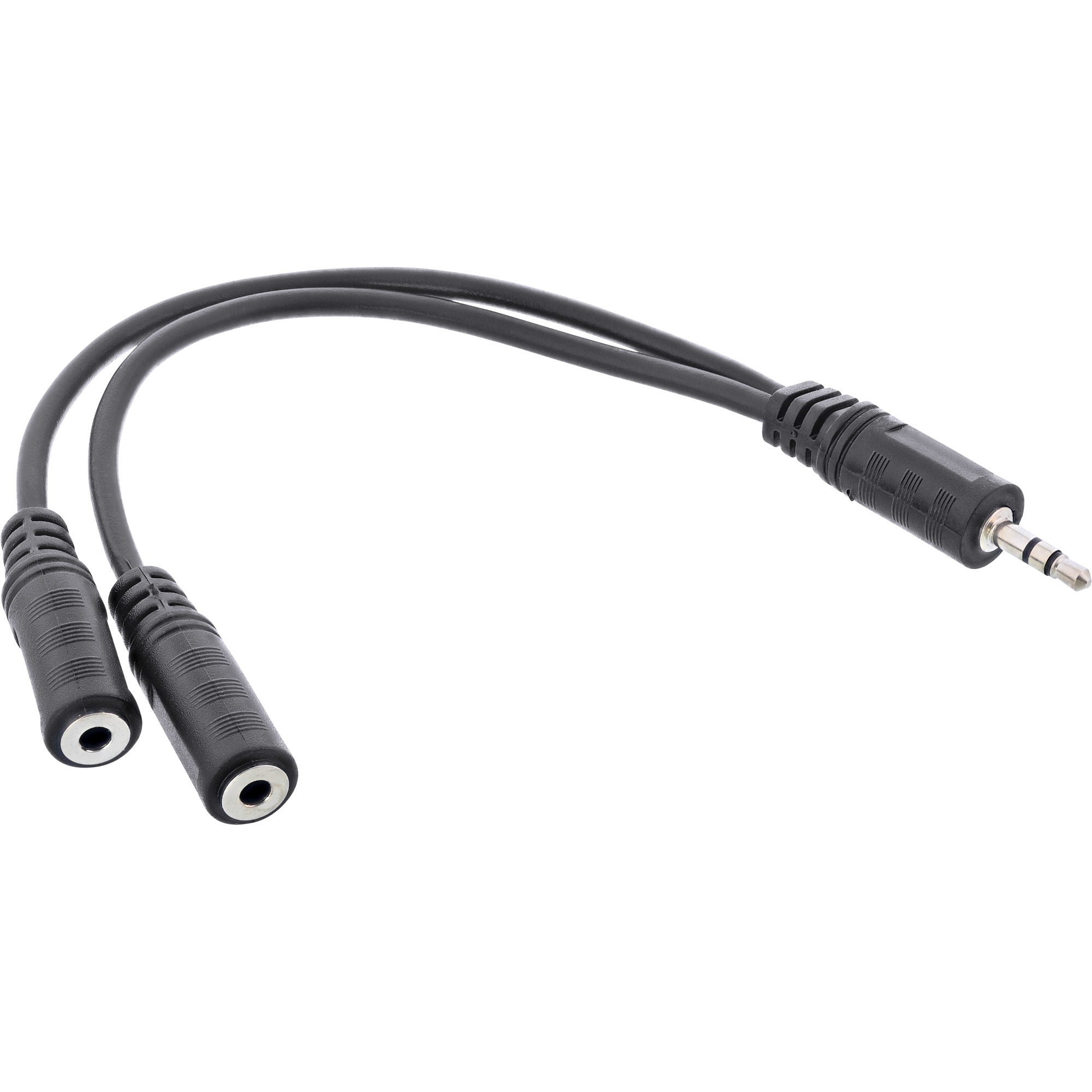 InLine Y-Kabel, 3,5 Klinke Stecker, 3,5 Klinke Buchse