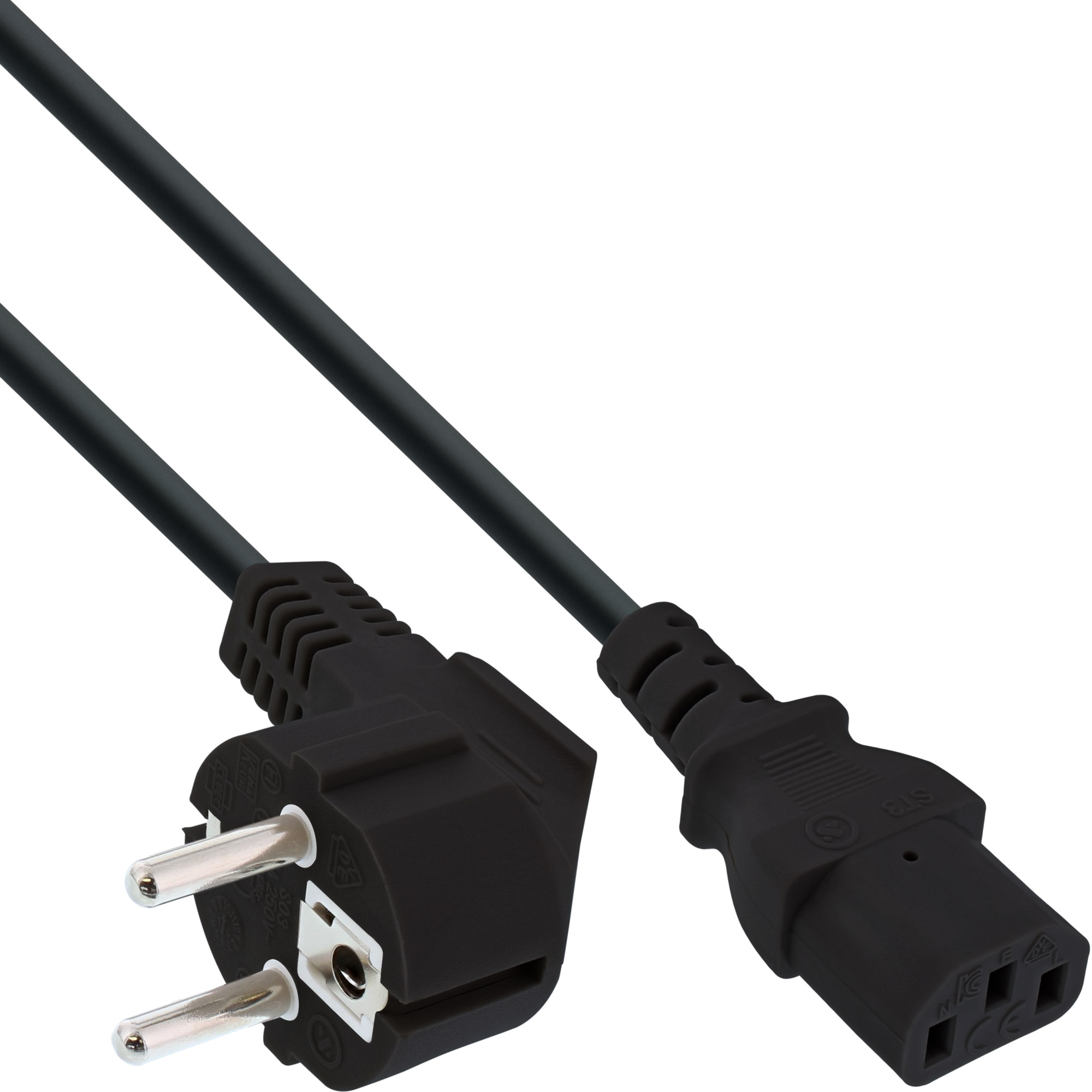 InLine Netzstecker Schuko sur Kaltgerätestecker