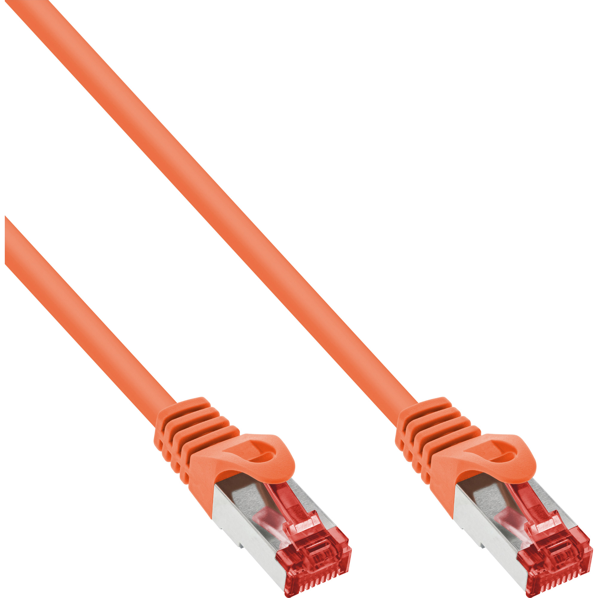 InLine Patchkabel Cat.6, S/FTP (PiMf), 250MHz, orange