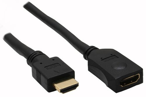 InLine HDMI Extansion Stecker / Buchse, noir