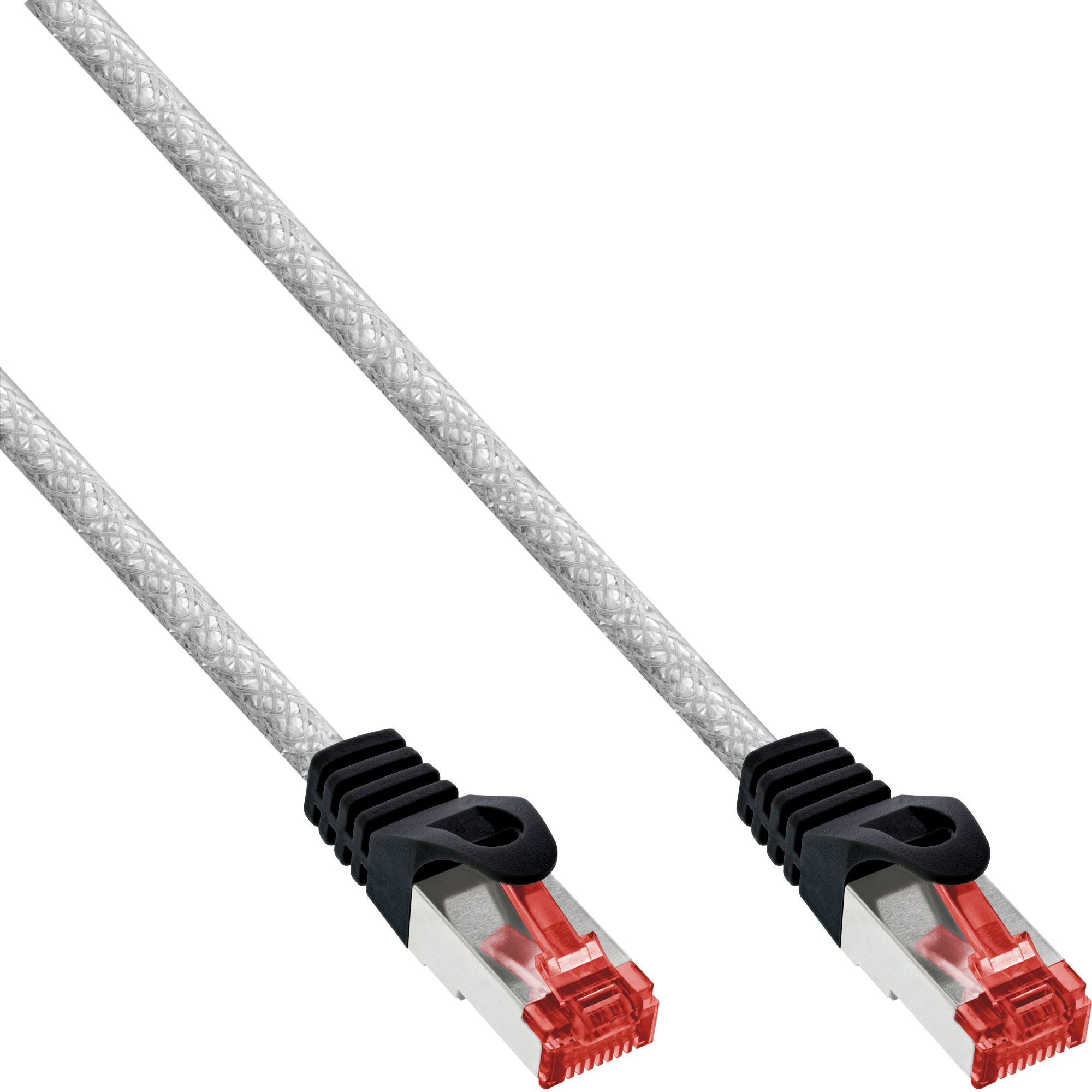InLine Patchkabel Cat.6, S/FTP (PiMf), 250MHz, transparent