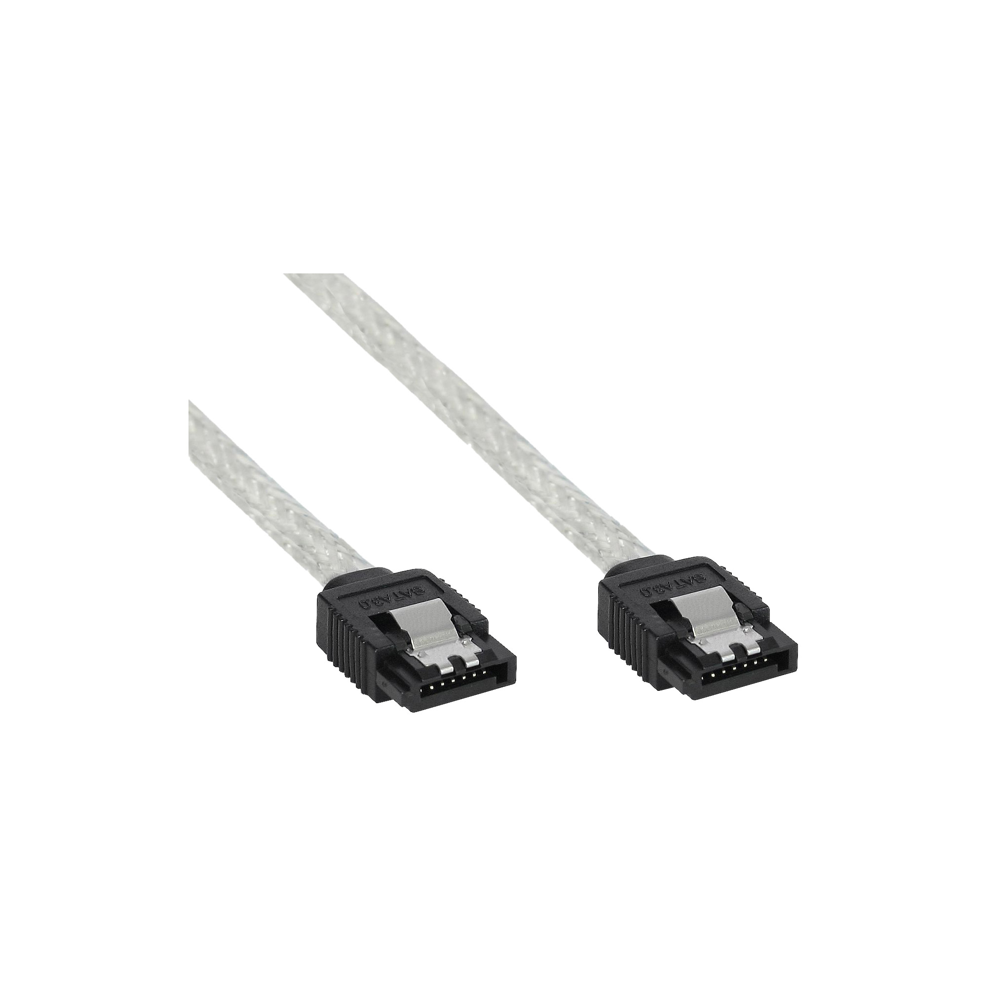 InLine SATA III (6Gb/s) Kabel rund, transparent