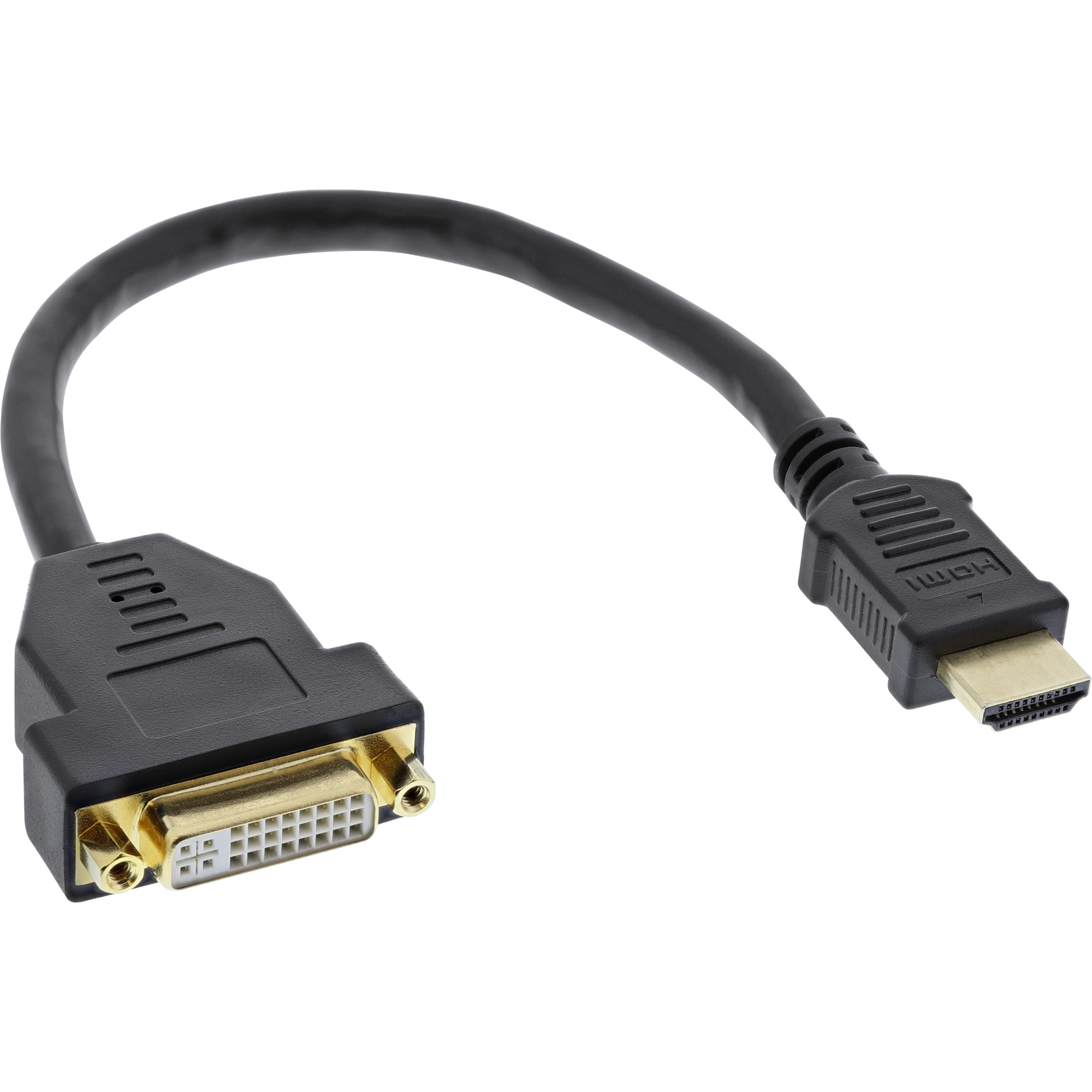 InLine HDMI à DVI Buchse Adapter Kabel High Speed, noir