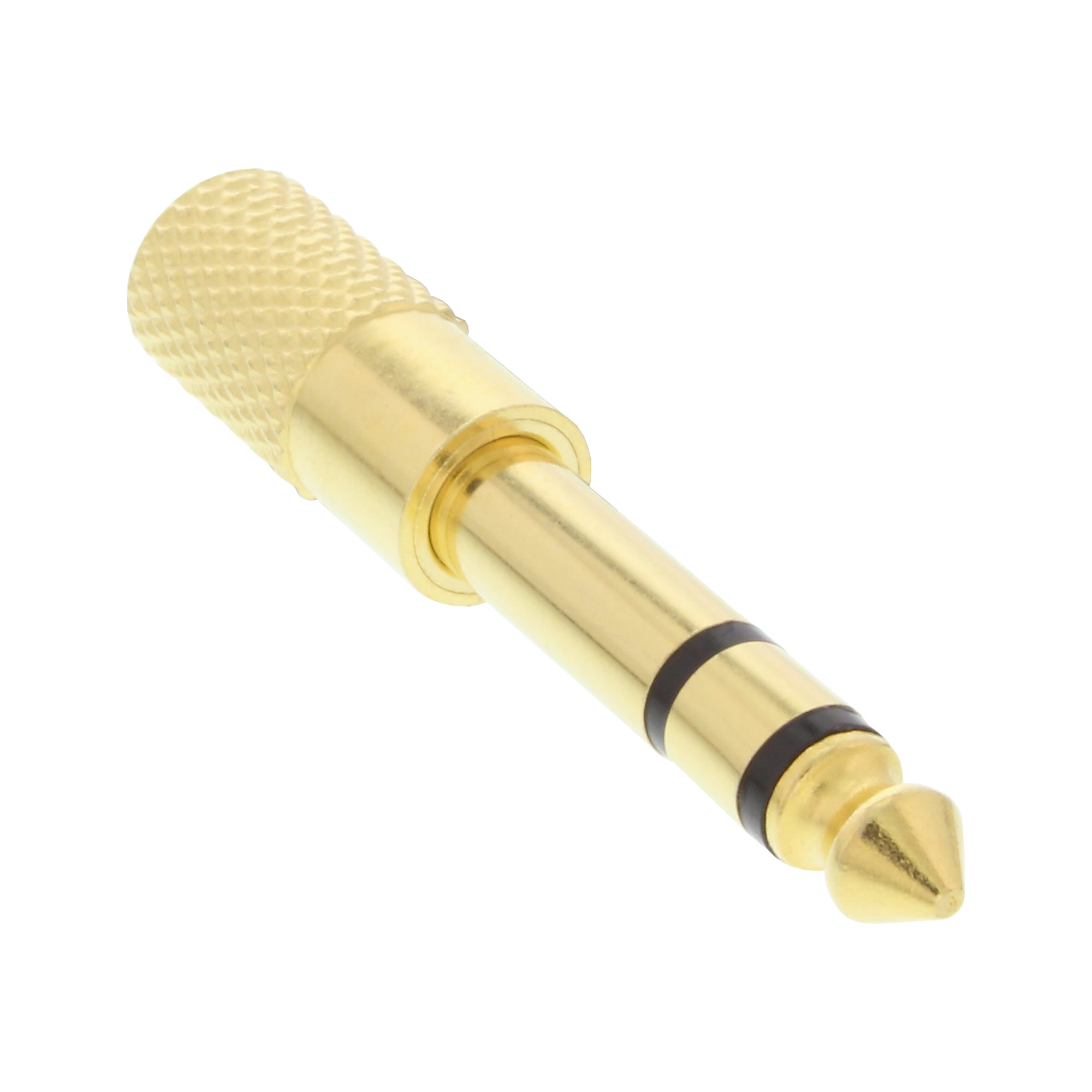 InLine Audio Adapter, 6,3mm Klinke Stecker an 3,5mm Buchse (Stereo)