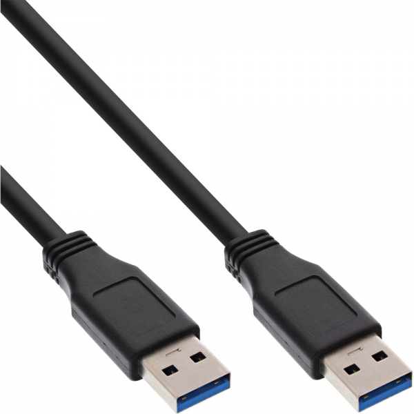 InLine USB 3.0 Kabel, A sur A, noir