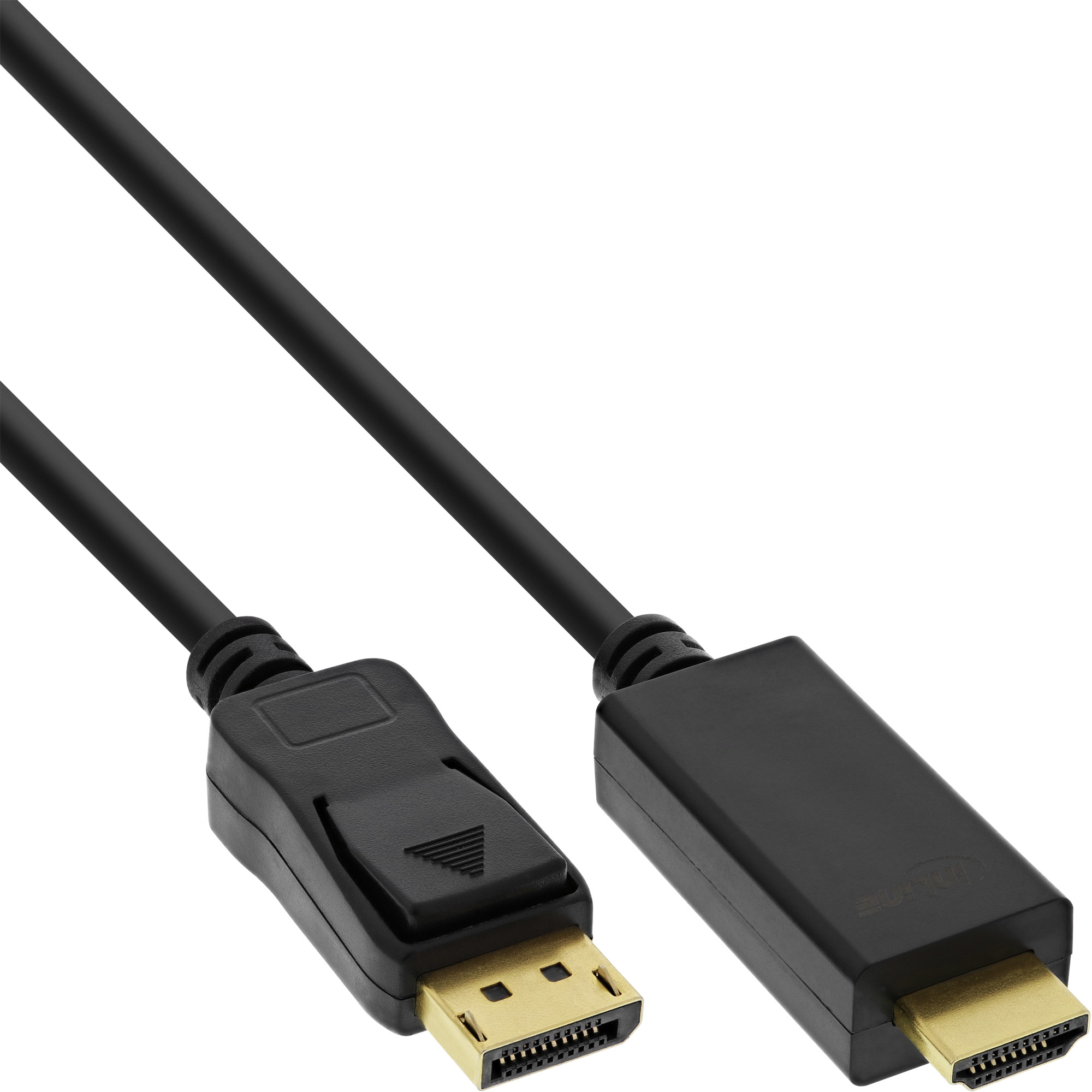 InLine DisplayPort à HDMI Konverter Kabel, 4K/60Hz, noir