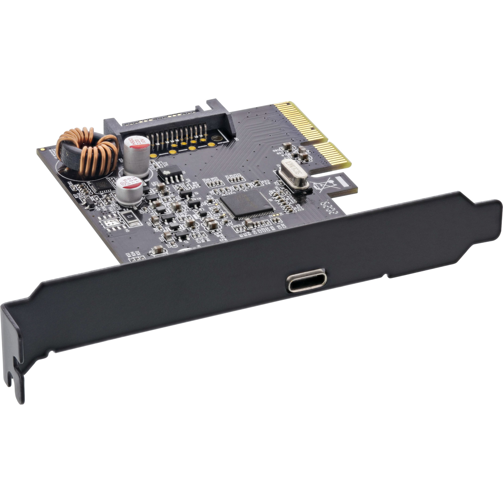 InLine Schnittstellenkarte, PCIe x4, USB 3.2 Gen.2x2, 1x USB Typ-C