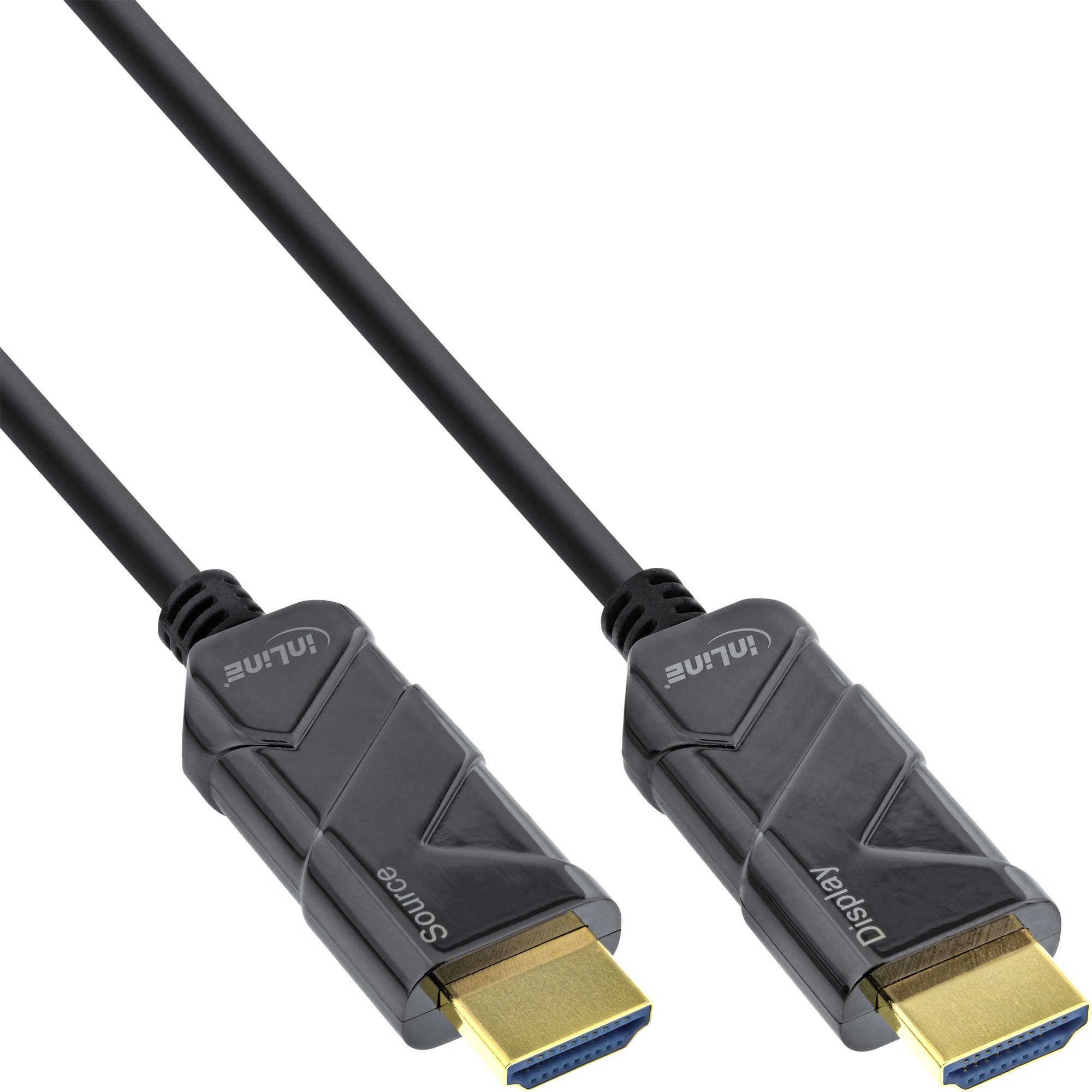 InLine HDMI 8K4K AOC Kabel, noir