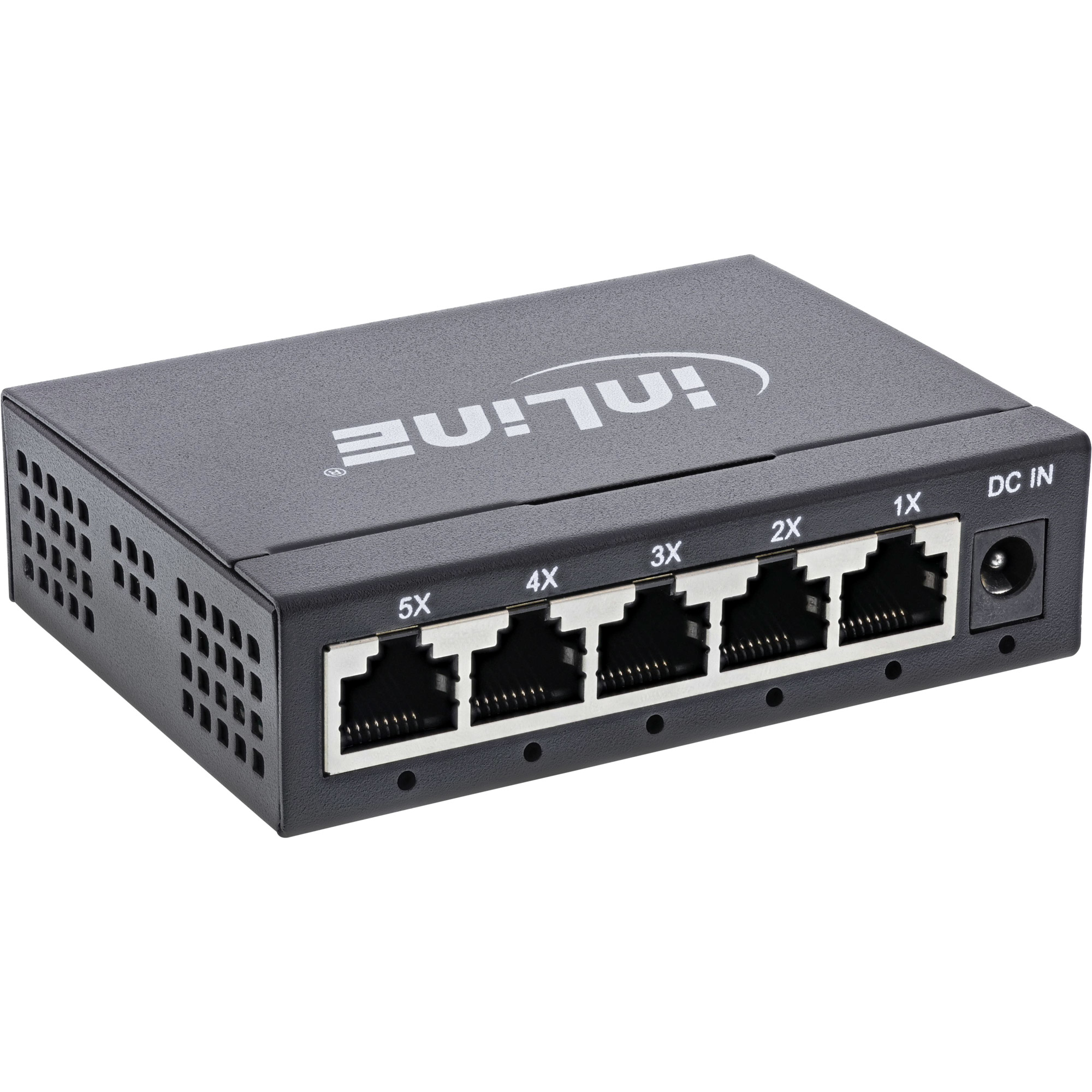 InLine Gigabit Netzwerk Switch 5-Port, 1GBit/s, Lüfterlos