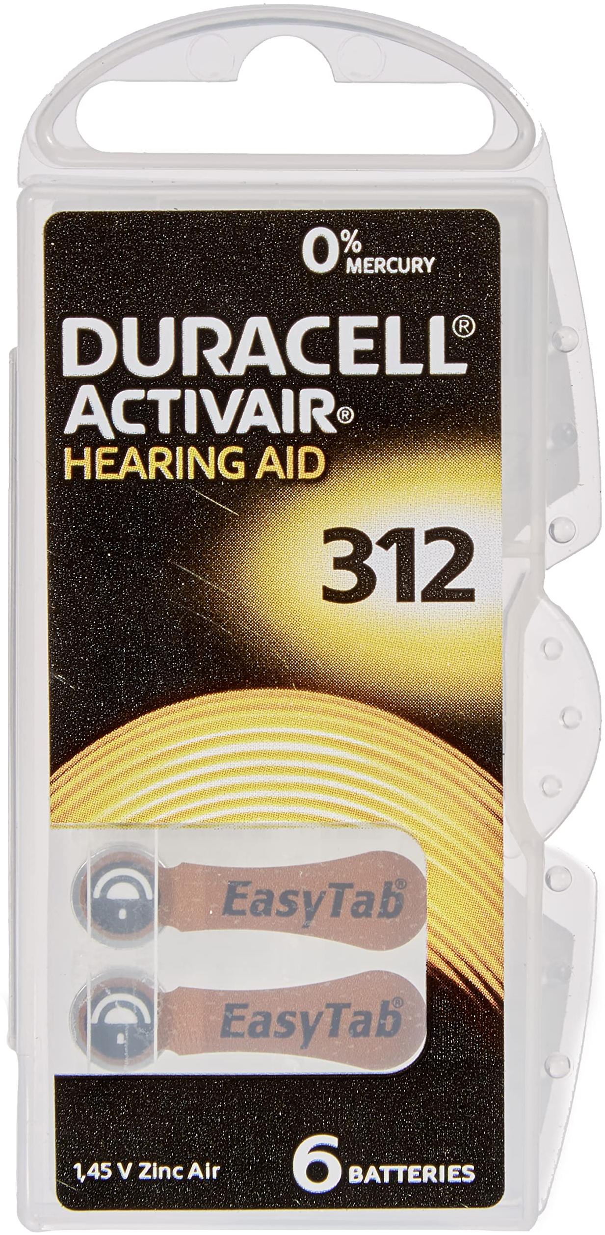 Duracell Aide auditive 312
