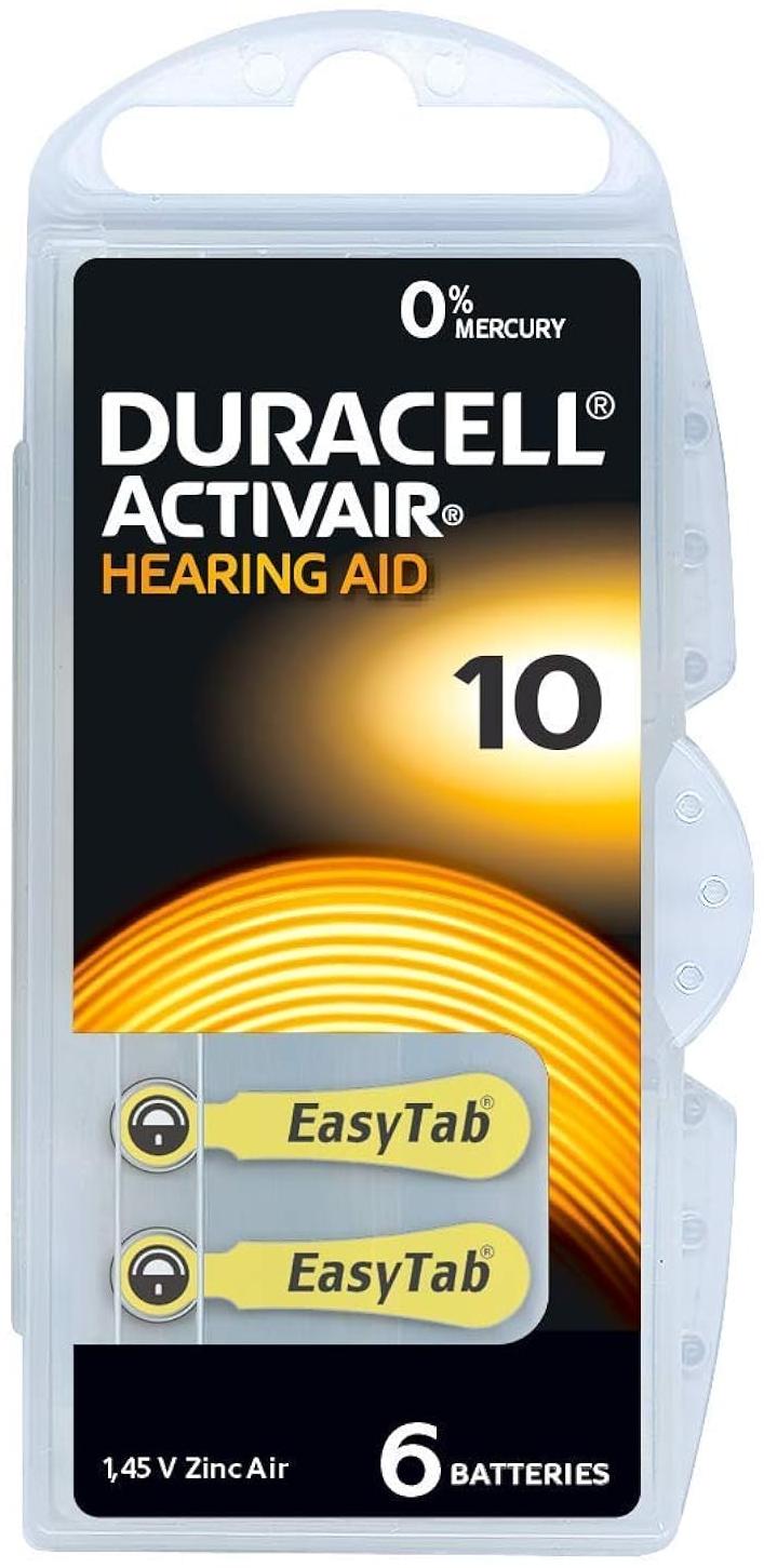 Duracell Aide auditive 10