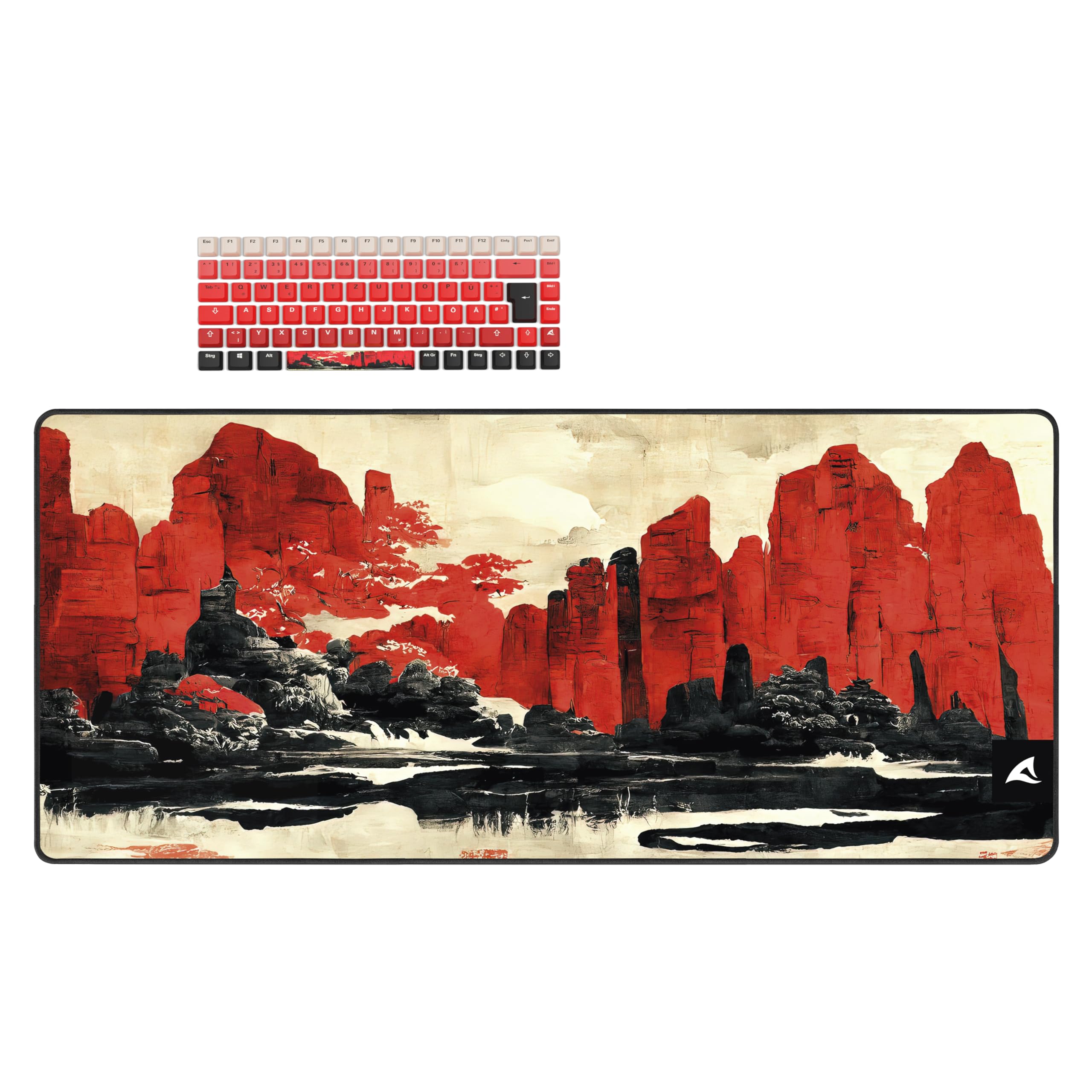 Sharkoon SKILLER SGK50 S3 Design Bundle D3 (rot/schwarz)