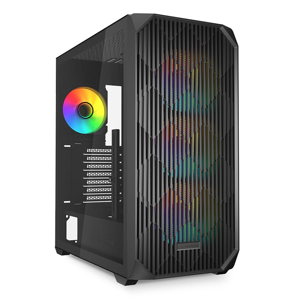 Sharkoon Gehäuse AK3 RGB ATX 1xGlas schwa