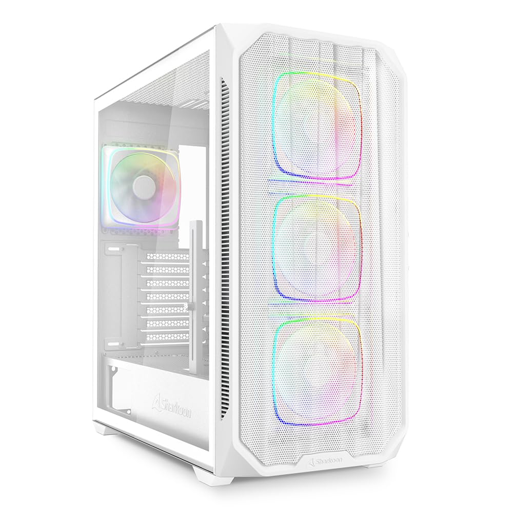 Sharkoon Gehäuse AK5M RGB           ATX       1xMetall weiß