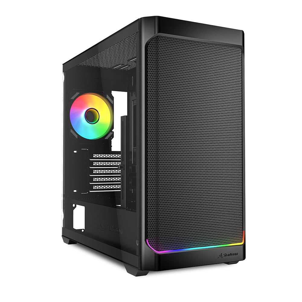 Sharkoon Gehäuse MK4W RGB Micro-ATX 1xGlas schwa