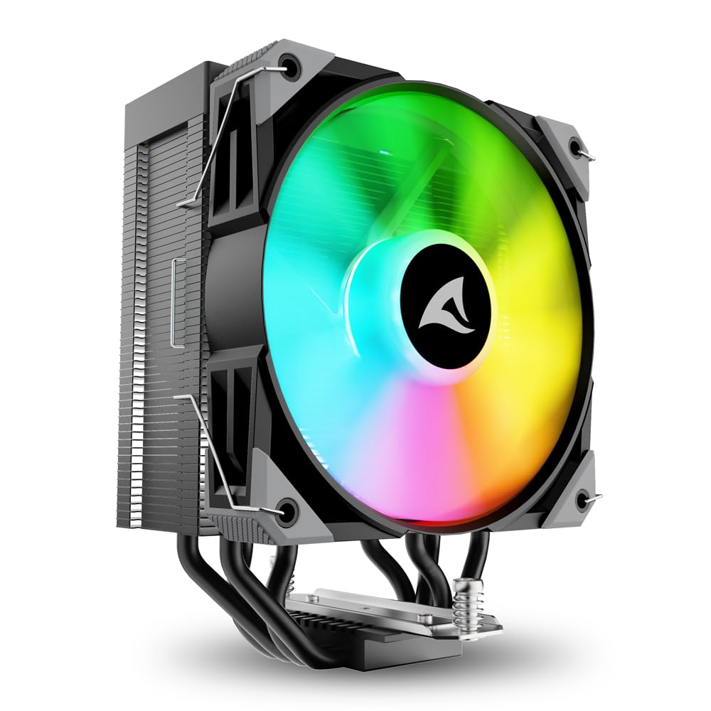 Sharkoon CPU Kühler A40 120mm schw. RGB 1200/1700/1851/AM4/5
