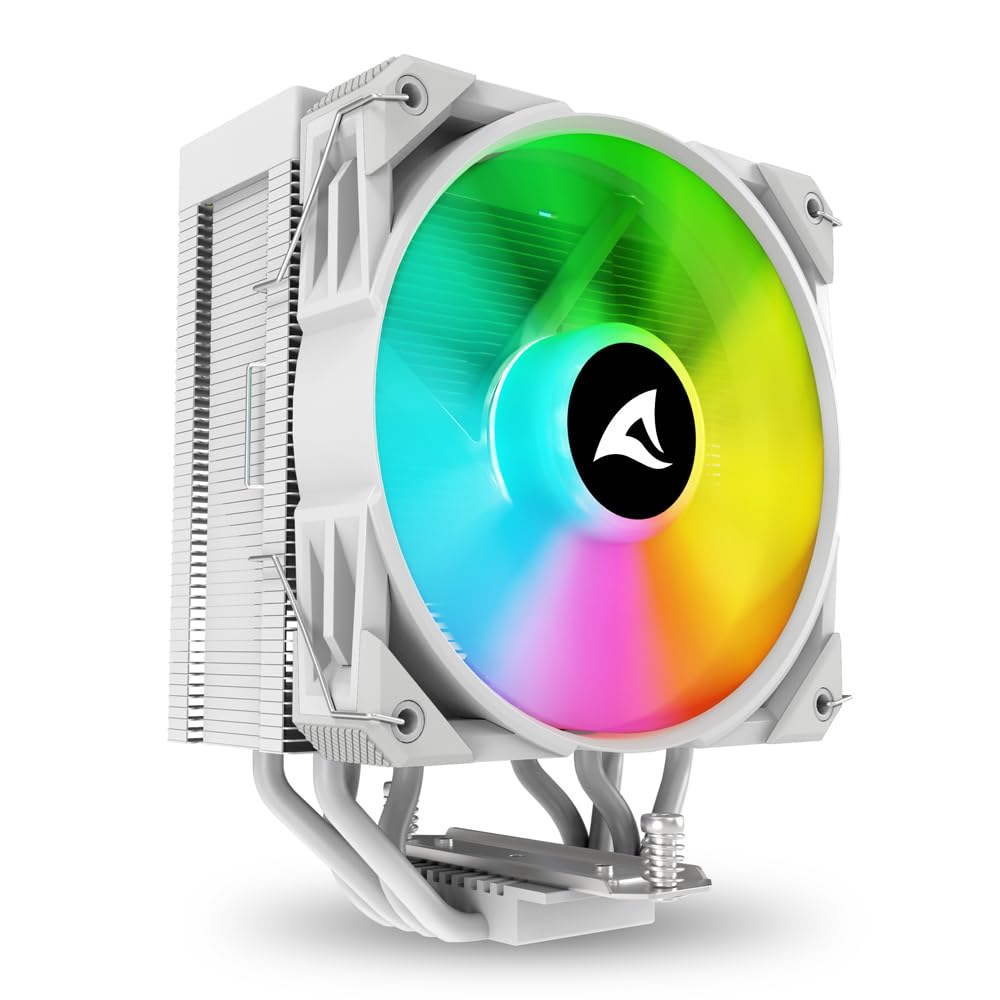 Sharkoon CPU Kühler A40 120mm weiss RGB 1200/1700/1851/AM4/5