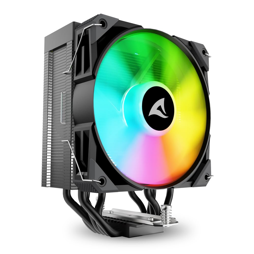 Sharkoon CPU Kühler A50 120mm schw. RGB 1200/1700/1851/AM4/5