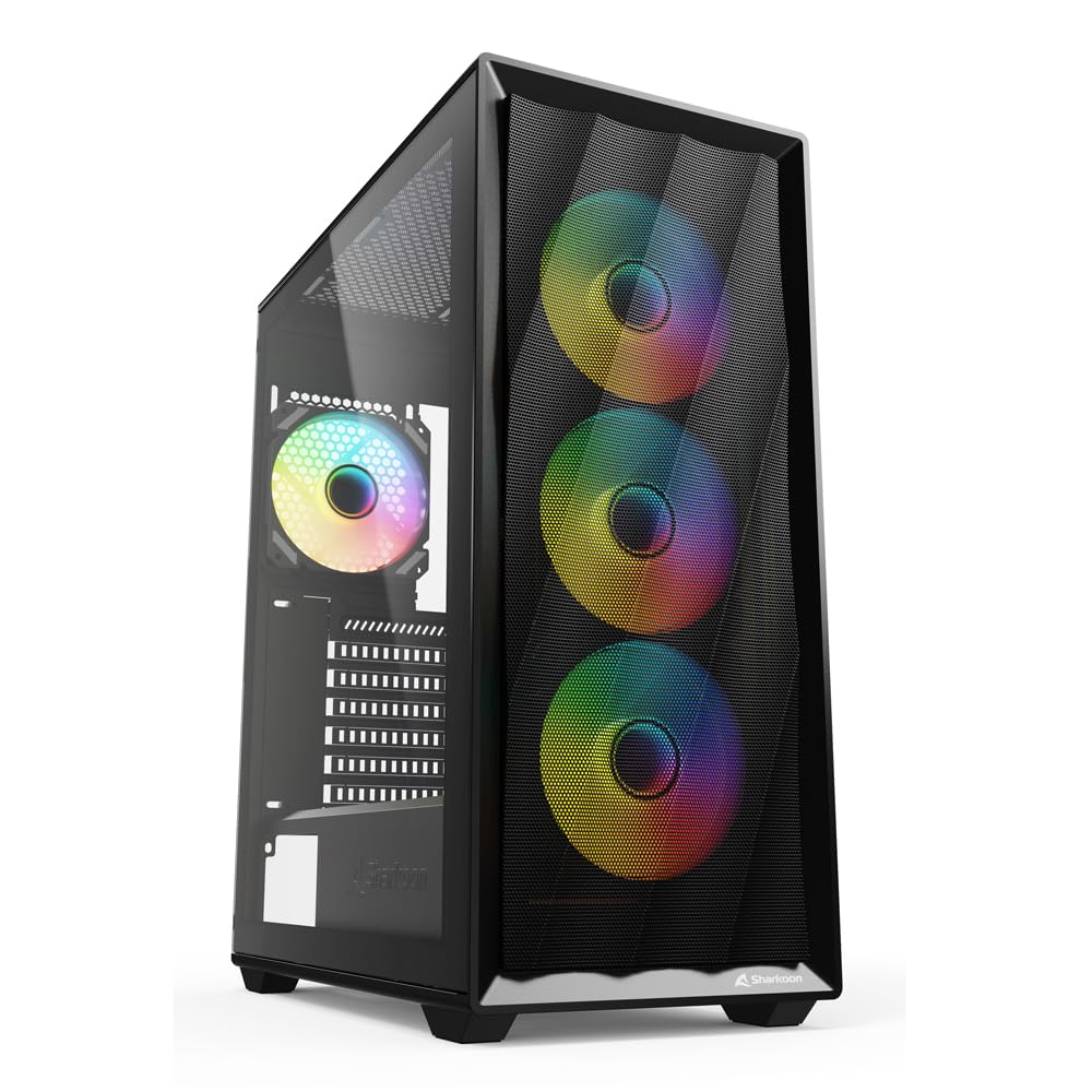 Sharkoon Gehäuse VK4 ARGB ATX 1xGlas schwarz