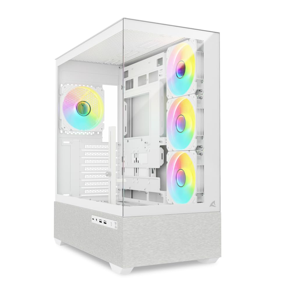 Sharkoon Gehäuse AK7 ARGB ATX weiß
