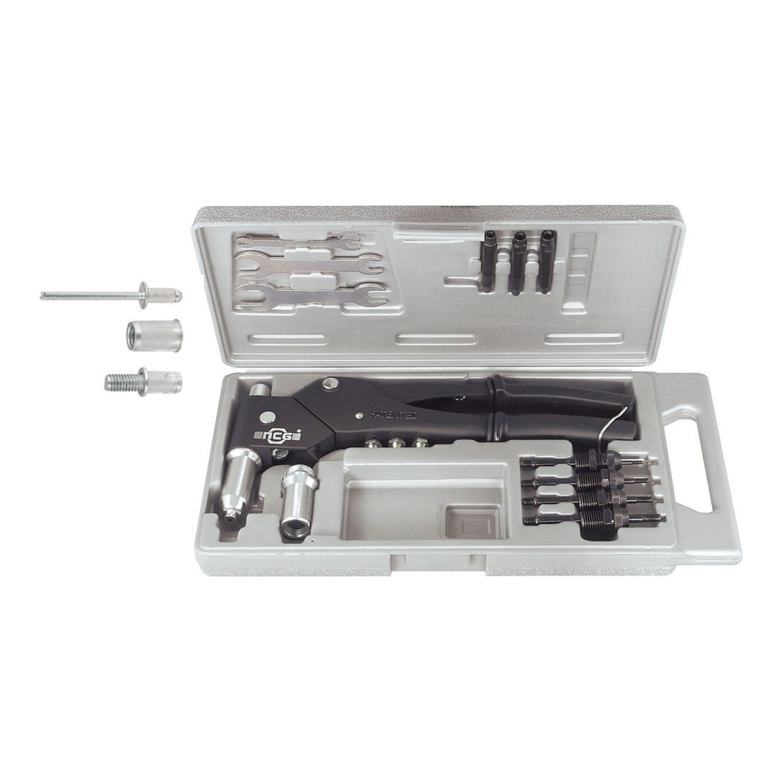 HOLEX Pince à riveter manuelle universelle avec tête pivotante