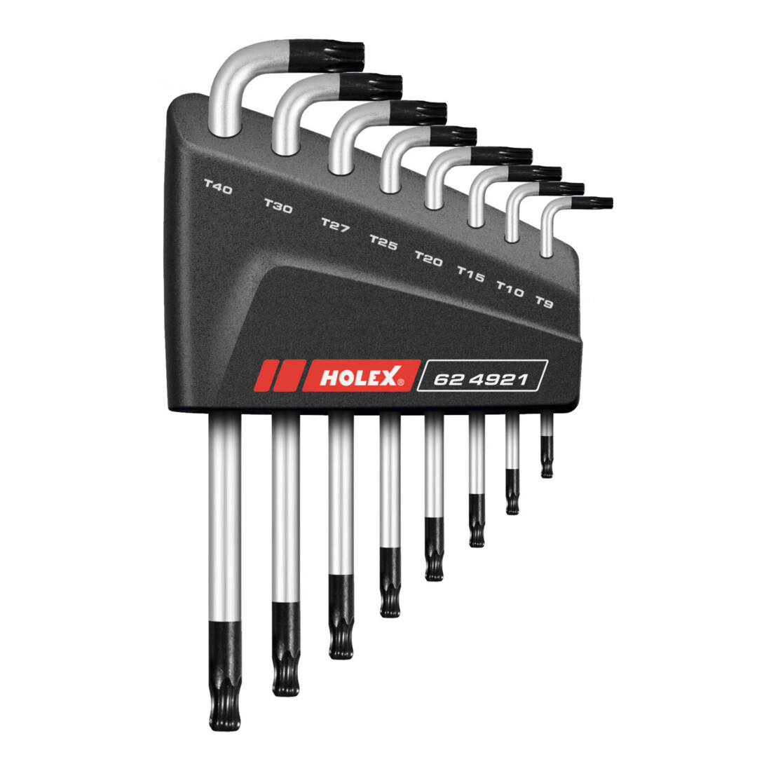 HOLEX Jeu de clés mâles coudées pour Torx, Avec tête sphérique 8