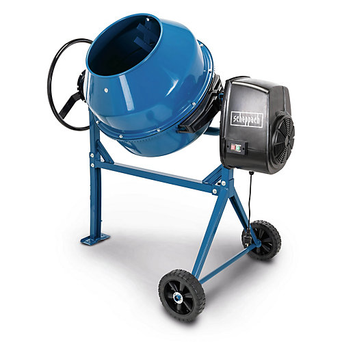 SCHEPPACH Bétonnière électrique MIX180 bleu 180L