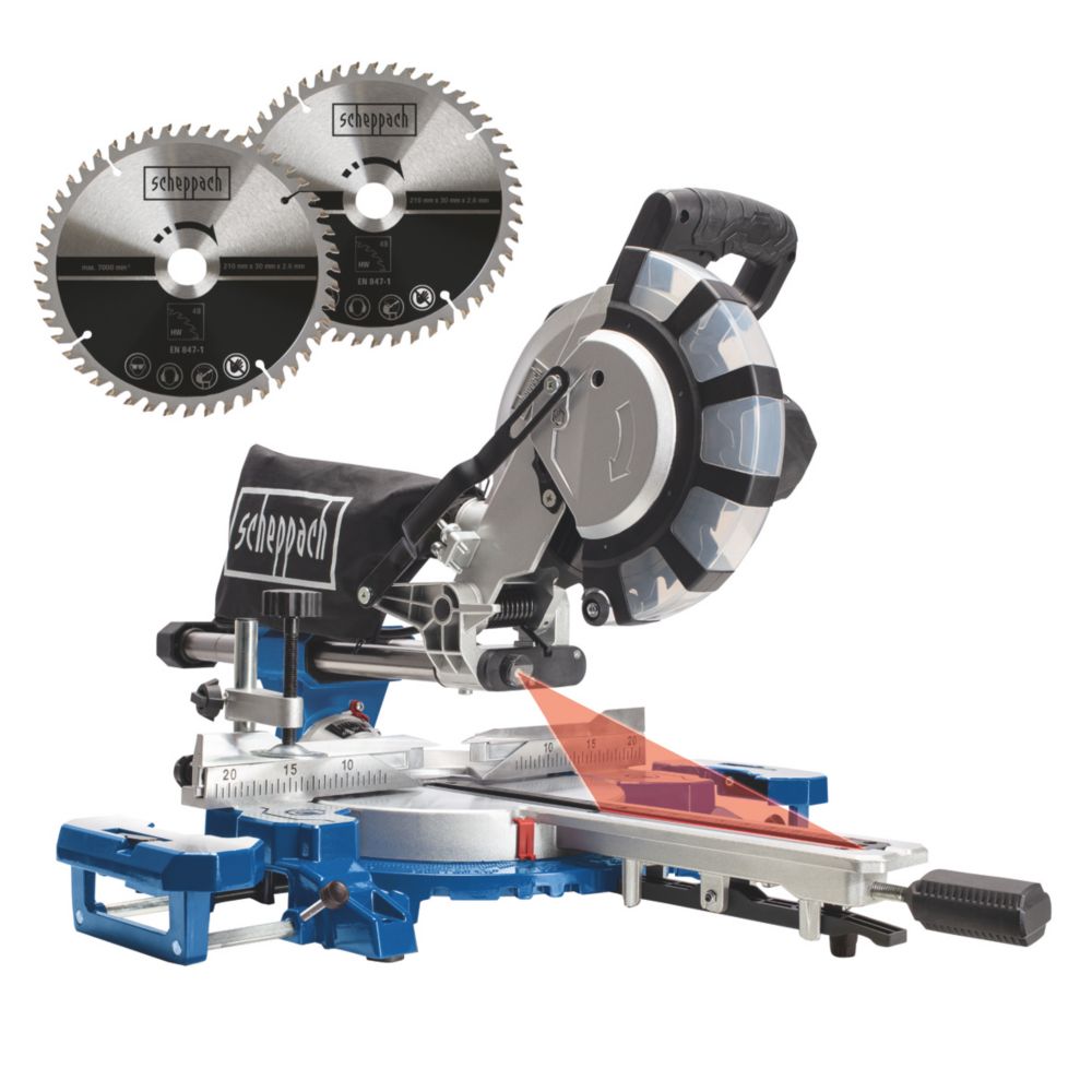 SCHEPPACH Scie à onglet radiale coulissante filaire 254mm 220-240V HM254SPX 2200W
