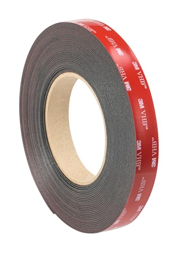3M Ruban adhésif VHB, Noir, Largeurxlongueur: 19X33 mmxm