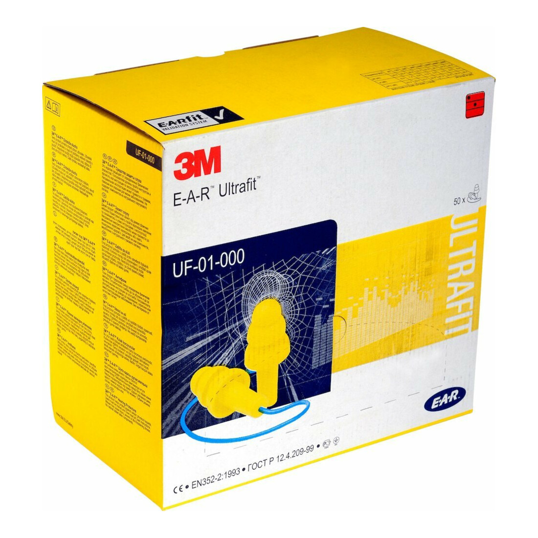 3M Bouchon antibruit E-A-R ULTRAFIT EN 352-2 (SNR)=32 dB carton à 50 paires