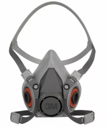 3M Demi-masque de protection respiratoire 6200 Série 6000 EN 140 sans filtre M