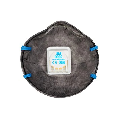 3M Jeu de masques de protection respiratoire 9922 P2VC