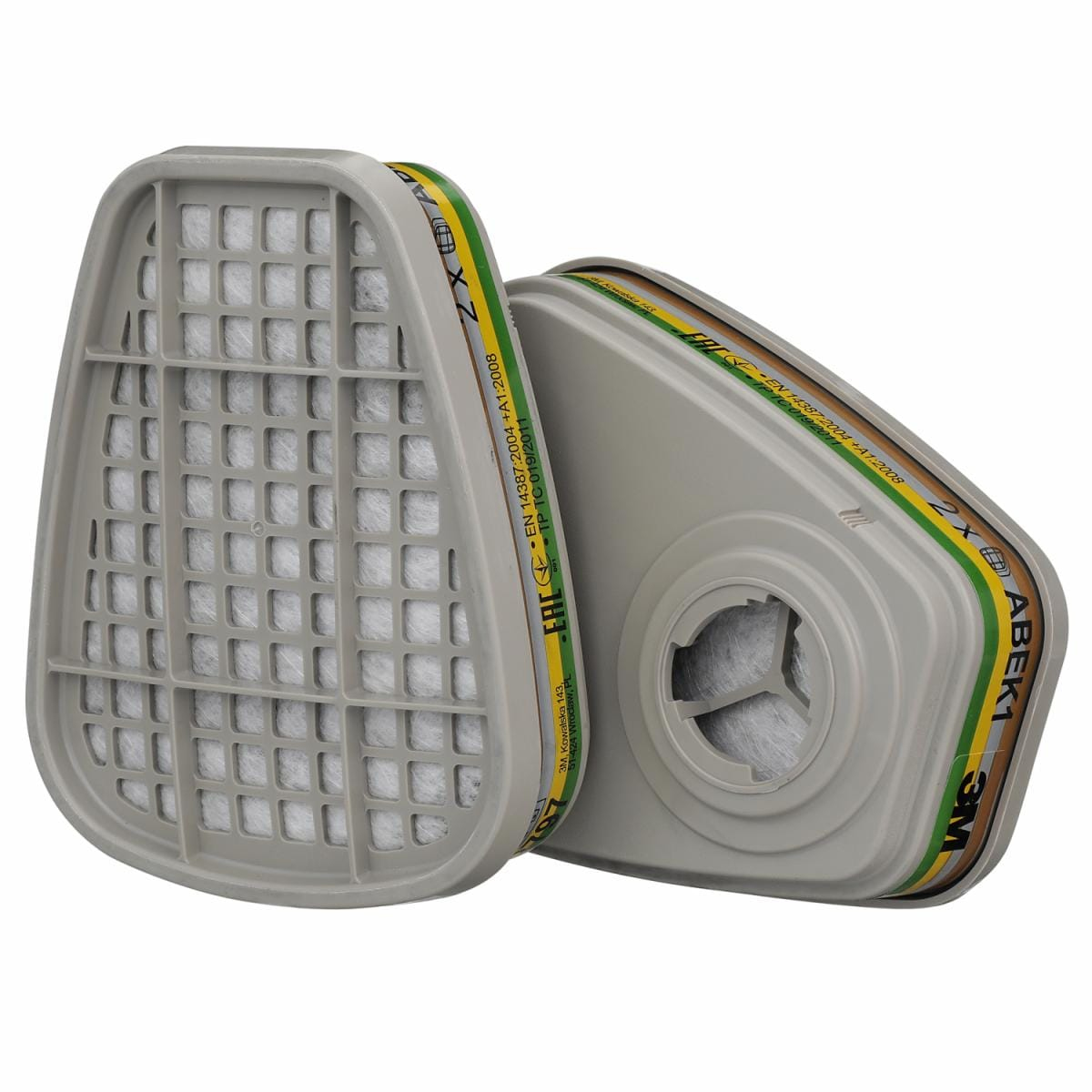 3M Filtres pour appareil de protection respiratoire réutilisables A1B1E1K1 6059, lot de 2