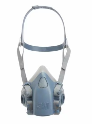 3M Demi-masque en silicone 7501, taille S