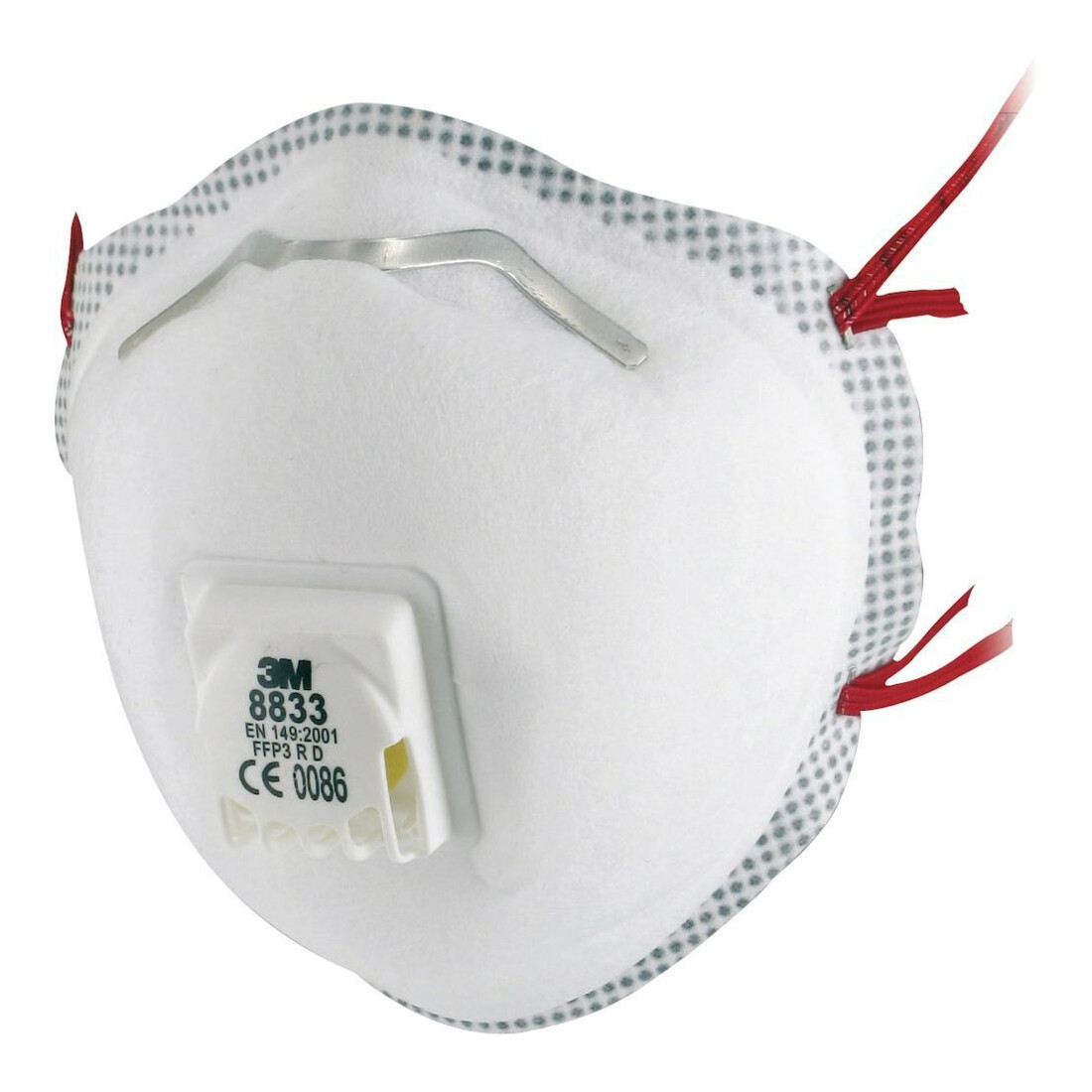 3M Masque de protection respiratoire 8833, FFP3 R D