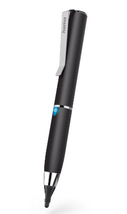 HAMA Stylet numérique Active Fineline aluminium noir pour tablettes capacitives