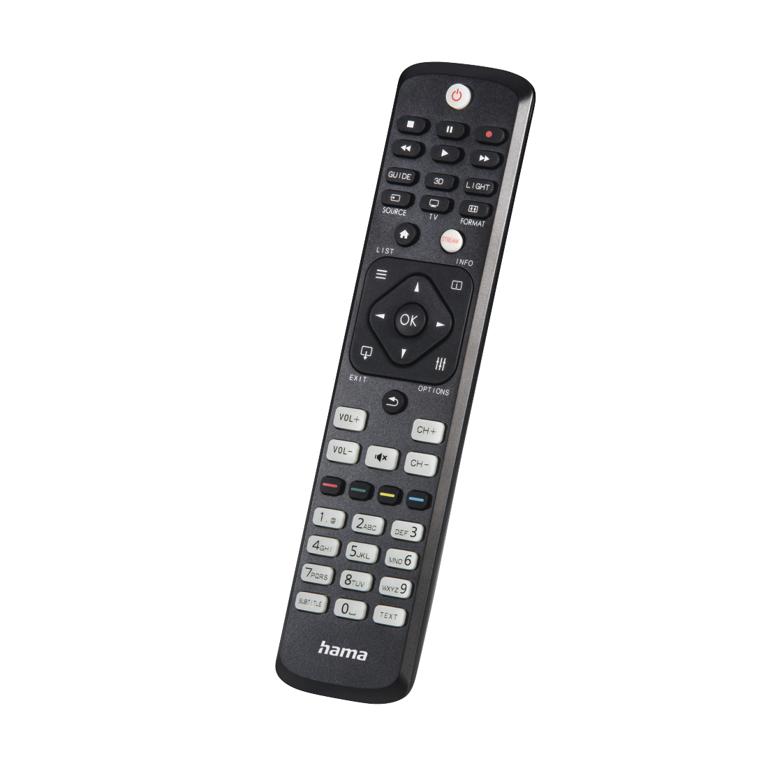 HAMA Mando a distancia 00221063 Universal Philips IR inalámbrico 10 m 46 botones