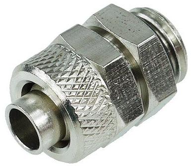ohne Hersteller Embout droit G1/4 Pouces sur 10/8mm - argent brillant