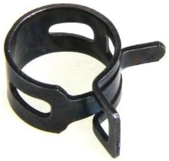 ohne Hersteller Schlauchschelle Federband 10 - 12mm - black