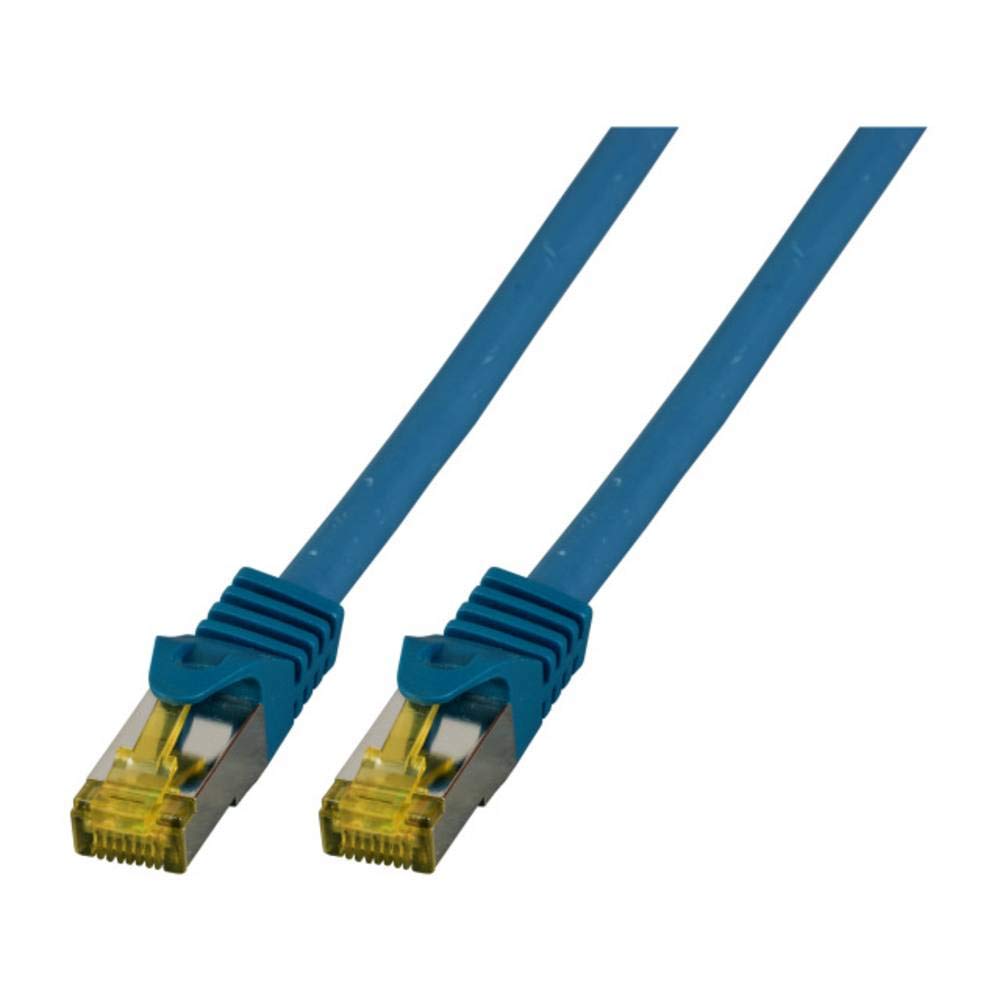 EBP RJ45 Patchkabel S/FTP Cat.6A LSZH Cat.7 Rohk. 1,5m blau