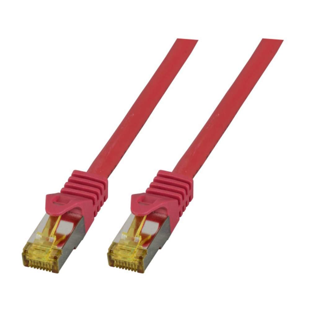 EBP RJ45 Patchkabel S/FTP Cat.6A LSZH Cat.7 Rohk. 1,5m rot