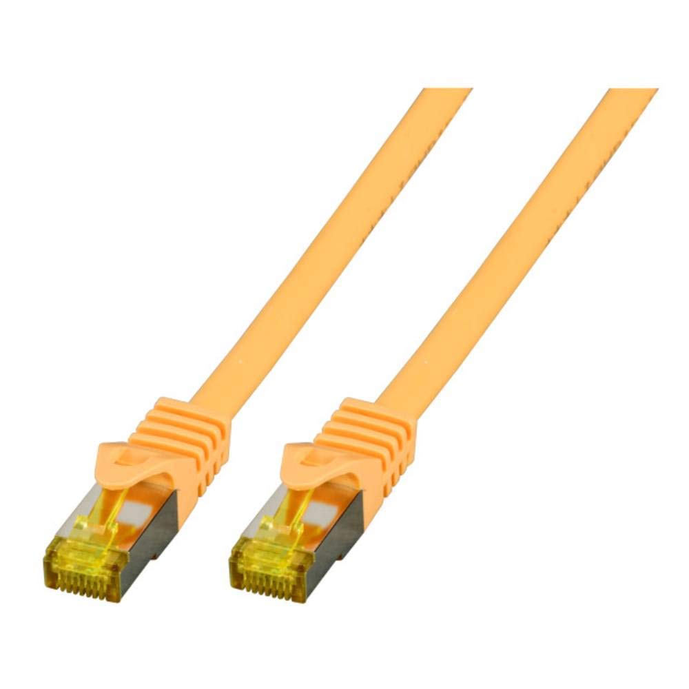 EBP RJ45 Patchkabel S/FTP Cat.6A LSZH Cat.7 Rohk. 1,5m gelb