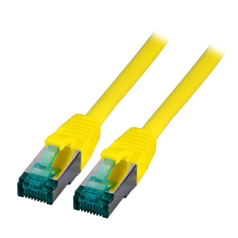 EBP RJ45 Patchkabel S/FTP, Cat.6A, LSZH, 20m, gelb