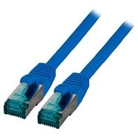 EBP RJ45 Patchkabel S/FTP, Cat.6A, LSZH, 7.5m, blau