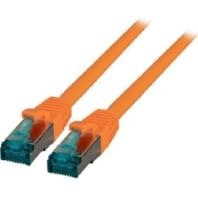 EBP RJ45 Patchkabel S/FTP, Cat.6A, LSZH, 10m, orange