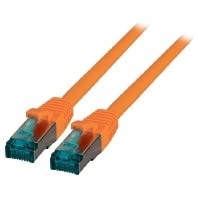 EBP RJ45 Patchkabel S/FTP, Cat.6A, LSZH, 5m, orange