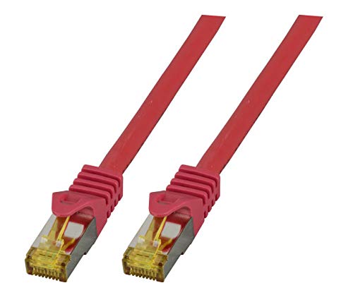 EBP RJ45 Patchkabel Cat.6A S/FTP LSZH Cat.7 Rohkabel rot